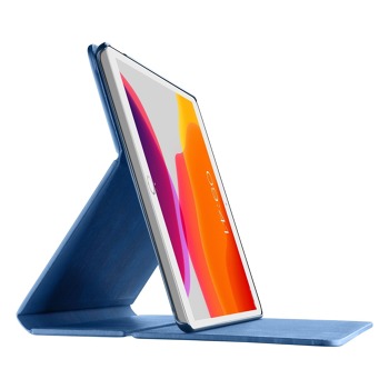 Puzdro so stojanom Cellularline Folio pre Apple iPad Mini (2021), modré