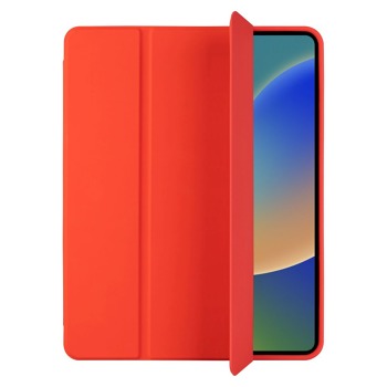 Kryt FIXED Padcover pre Apple iPad Air 13" (2024) so stojanom, podporou spánku a prebúdzania, červený