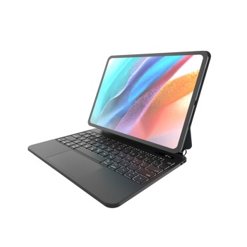 Puzdro s bezdrôtovou klávesnicou s magnetickým uchytením FIXED Typee pre Apple iPad Pro 11" M4 2024, CZ, čierne