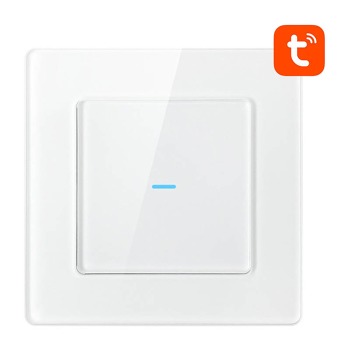 Inteligentný dotykový spínač WiFi Avatto N-TS10-W1 1 Way TUYA (biely)