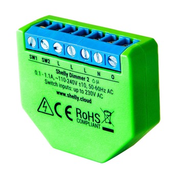 Ovládač osvetlenia Shelly Dimmer 2 s WiFi 230V
