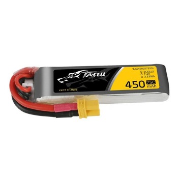 Batéria Tattu 450mAh 7,4V 75C 2S1P Long XT30