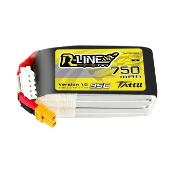 Batéria Tattu R-Line 750mAh 14,8V 95C 4S1P JST-XHR