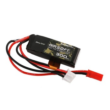 Gens ace 25C 3000mAh 2S2P 7,4V sedlová airsoftová pištoľová lipo batéria s mini konektorom Deans(T)