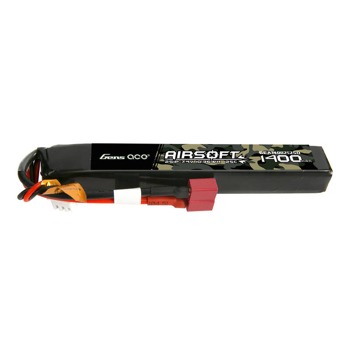 Gens ace 25C 1400mAh 2S1P 7,4V Airsoft Gun Lipo batéria s T konektorom