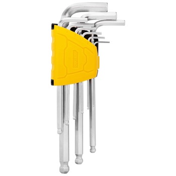 Deli Tools EDL3088 (strieborná) Sada dlhých šesťhranných kľúčov 1,5-10 mm