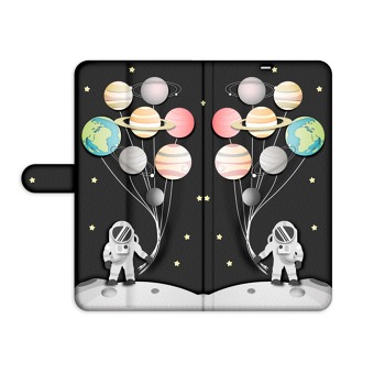 Flipové puzdro pre Poco M6 - Planetárne balóny