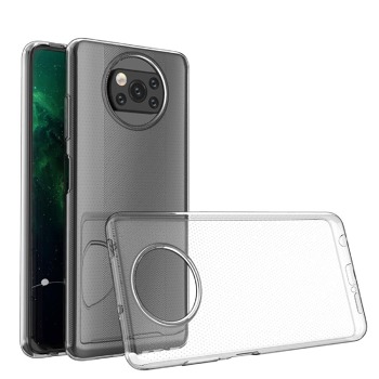 Priehľadný silikónový kryt pre Xiaomi Poco X3 NFC
