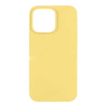 Farebný silikónový kryt pre iPhone 14 - žltý