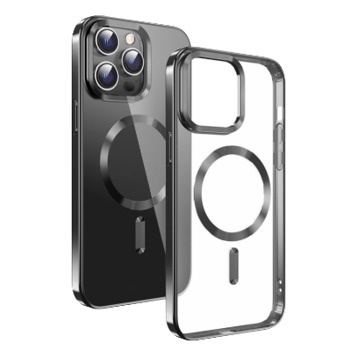 SWISSTEN CLEAR JELLY MagStick METALLIC pre IPHONE 14 PLUS BLACK