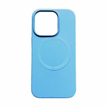 Farebný silikónový kryt MagSafe pre iPhone 14 Pro - svetlomodrý