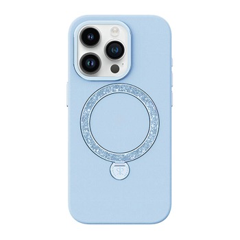 Joyroom PN-14L4 puzdro Dancing Circle pre iPhone 14 Pro Max (modré)