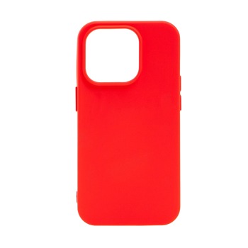 Farebný silikónový kryt pre iPhone 15 - červený