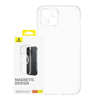 Magnetické puzdro pre iPhone 15 Plus Baseus OS-Lucent Series (číre)