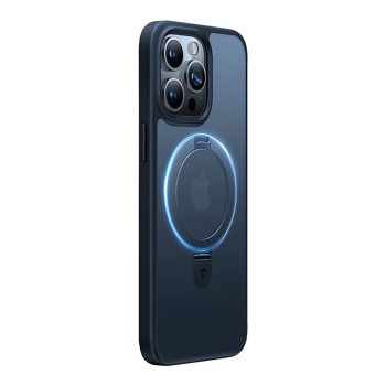 Puzdro na telefón Torras UPRO Ostand Matte pre iPhone 15 PRO (čierne)