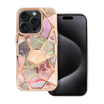 Zadný silikónový kryt TWINKI pre iPhone 15 Pro - zlatý