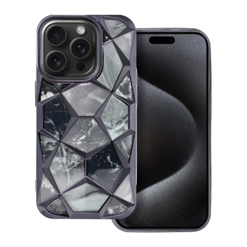 Zadný silikónový kryt TWINKI pre iPhone 15 Pro - čierny