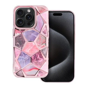 Zadný silikónový kryt TWINKI pre iPhone 15 Pro - ružový