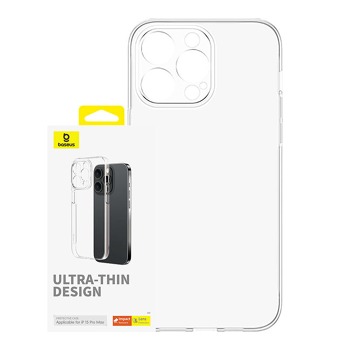 Puzdro na telefón pre iPhone 15 ProMax Baseus OS-Lucent Series (číre)