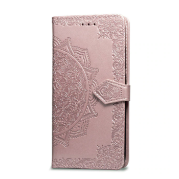 Puzdro na telefón iPhone 16 Pro - Ornament, zlaté a ružové