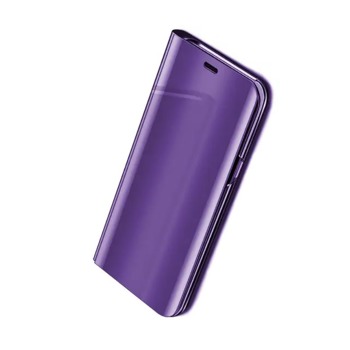 Zrkadlové puzdro pre iPhone 16 Pro - fialové