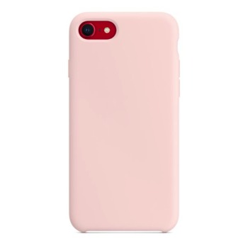 Farebný silikónový kryt pre iPhone 7 - ružový