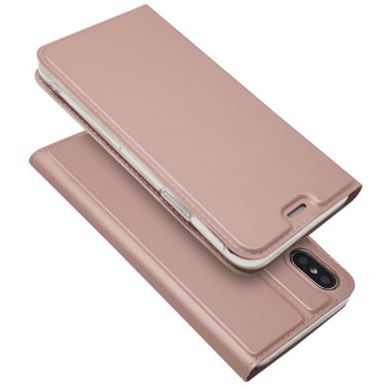 Tenké luxusné puzdro pre iPhone X - zlaté a ružové