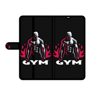 Zatváracie puzdro pre iPhone X - Gym