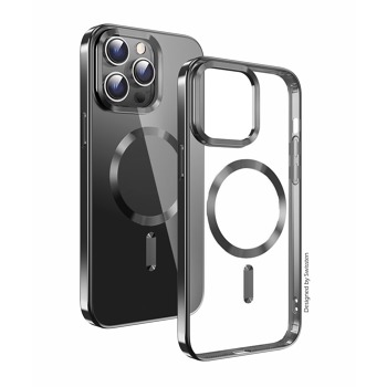 SWISSTEN CLEAR JELLY MagStick METALLIC pre IPHONE X - BLACK