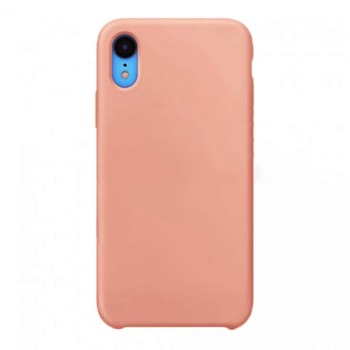 Farebný silikónový kryt pre iPhone Xr - ružový