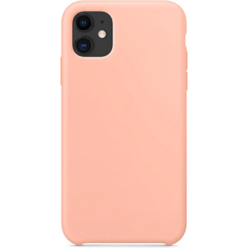 Farebný silikónový kryt pre iPhone 11 - ružový