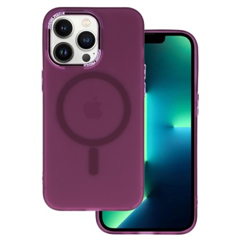 Zadný silikónový kryt Magsafe Frosted pre iPhone 11 Pro - fialový