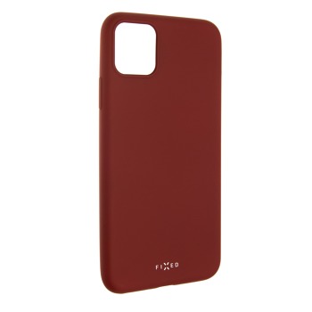 Zadný pogumovaný kryt FIXED Story pre Apple iPhone 11 Pro Max, červený