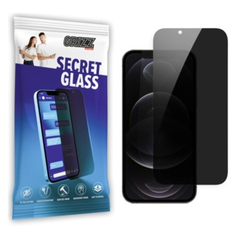 Diskrétne tvrdené sklo GrizzGlass Secret Glass pre iPhone SE 2020