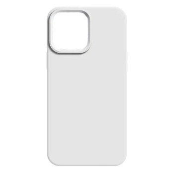 Farebný silikónový kryt pre iPhone 12 Pro Max - biely