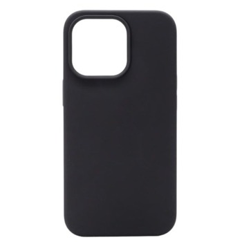 Farebný silikónový kryt pre iPhone 12 Mini - čierny