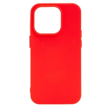 Farebný silikónový kryt pre iPhone 12 Pro - červený