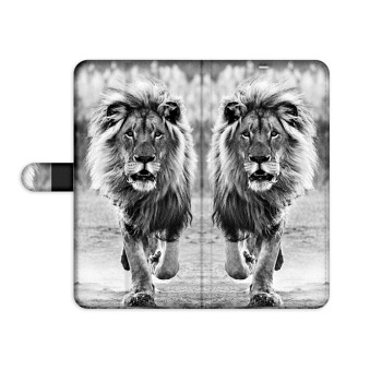 Zatváracie puzdro pre iPhone Xs - Running Lion