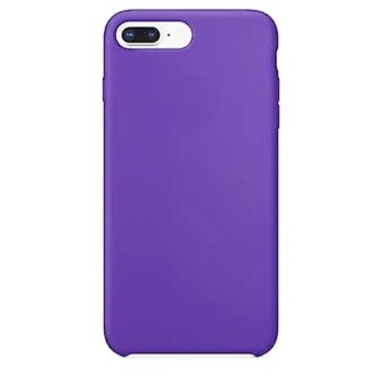 Farebný silikónový kryt pre iPhone 8 Plus - fialový