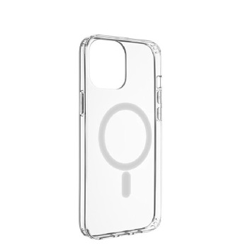 Priehľadný magnetický silikónový kryt pre iPhone 13 mini