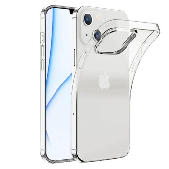 Priehľadný silikónový kryt pre iPhone 13 Mini