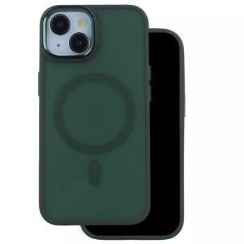 Zadný silikónový kryt Magsafe Frosted pre iPhone 13 Pro - zelený