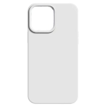 Farebný silikónový kryt pre iPhone 13 Pro Max - biely