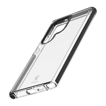 Ultra ochranné puzdro Cellularline Tetra Force Strong Guard pre Samsung Galaxy S24 Ultra, priehľadné