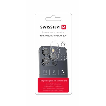OCHRANNÉ SKLO SWISSTEN NA ŠOŠOVKU FOTOAPARÁTU PRE SAMSUNG GALAXY S25 5G