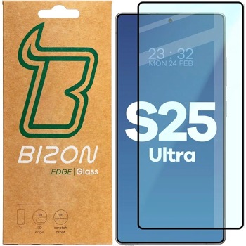 Tvrdené sklo Bizon Glass Edge 2 pre Samsung Galaxy S25 Ultra - Black