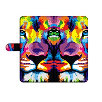 Flipové puzdro pre Samsung Galaxy S8 Plus - Farebný lev