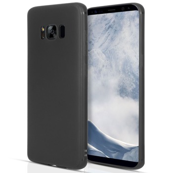 Čierny silikónový kryt pre Samsung Galaxy S8
