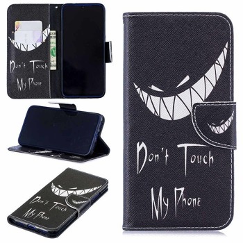 Zatváracie puzdro pre Samsung Galaxy S9+ - Nedotýkaj sa môjho telefónu, smile