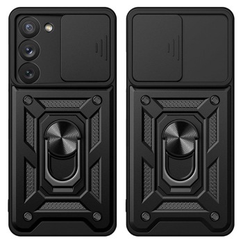 Zadný kryt Hybrid Armor Camshield pre Samsung Galaxy A14 Black